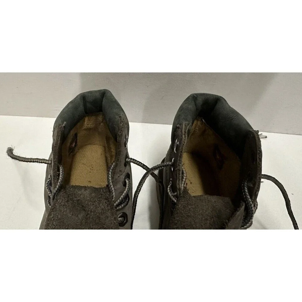 Timberland toddler size US-11.5 UK 11 EU 29 gray suede lace up boots